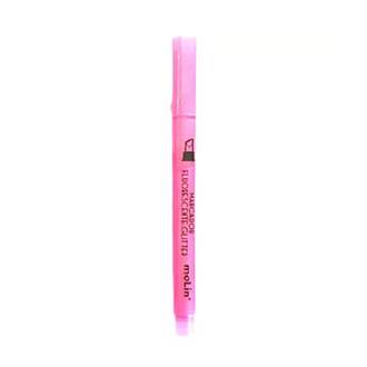 MARCA TEXTO  PASTEL GLITTER  - ROSA - UN - MOLIN