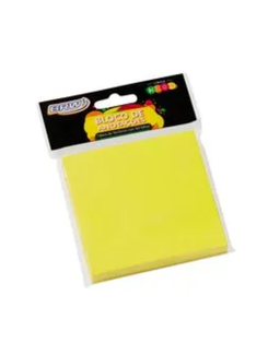 BLOCO ANOTACOES SMART NOTES 100FL - 76X76 - BA7675 - AMARELO NEON - UN - BRW