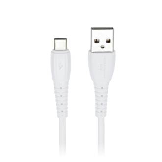 KIT CARREGADOR TOMADA 2 USB C/CABO USB C - CM-109C 12W - BRANCO - UN - MAKETECH