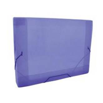 PASTA ELASTICO PLASTICA 4CM OFICIO - 1024 - LILAS - PCT 10 - ACP