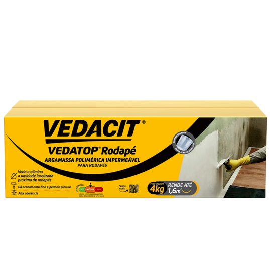 VEDACIT VEDATOP RODAPÉ BRANCO 4.0KG