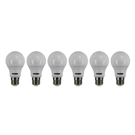 LAMPADA LED TASCHIBRA PACK X6 TKL 90 BIVOLT