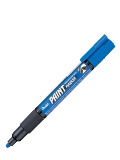 MARCADOR PINCEL PERMANENTE MMP20-CO - AZUL - CX 12 - PENTEL