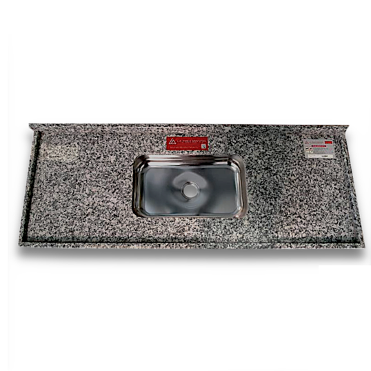 PIA DE GRANITO L.A. STANDARD CINZA CORUMBÁ 1,50 m x 0,56 m