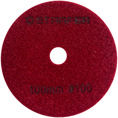 DISCO DE LIXA DIAMANTADO VELCRO 100 MM GRÃO 100