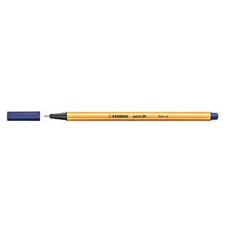 CANETA POINT 88 0,4MM - AZUL ESC - UN - STABILO