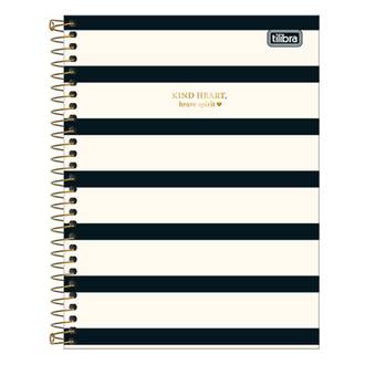 CADERNO COLEGIAL CAPA DURA 10X 160FLS - WEST VILLA - UN - TILIBRA