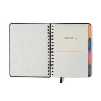 AGENDA ESPIRAL JARDIM A5 - PLANNER VERDE - UN - CICERO