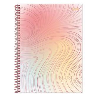 CADERNO UNIV CAPA DURA 10X1 160FLS - BLUSH - PCT 4 - FORONI