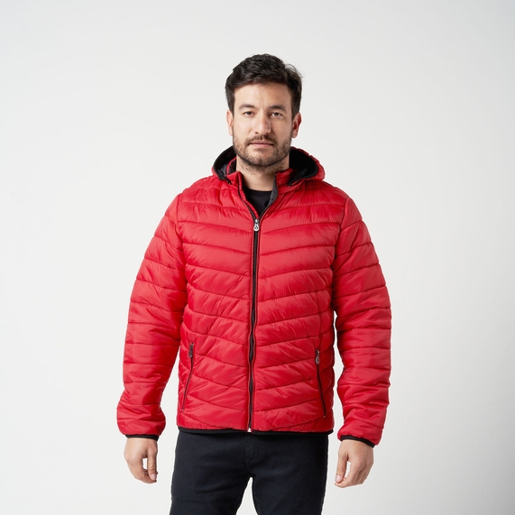 JAQUETA MASCULINA MATELASSÊ VERMELHO PADRÃO