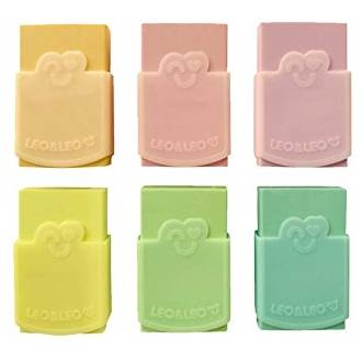 BORRACHA PLASTICA COLOR PASTEL 72203 - UN - LEO E LEO