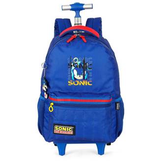 MOCHILA C/RODAS SONIC MC49822SO - AZUL - UN - LUXCEL