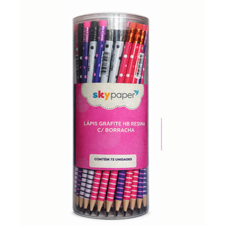 LAPIS PRETO HB POA C/BORRACHA - PO1202 - UN - SKYPAPER