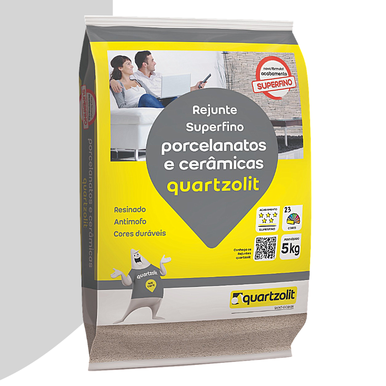 REJUNTE PORCELANATOS QUARTZOLIT CINZA PLATINA 5.0KG
