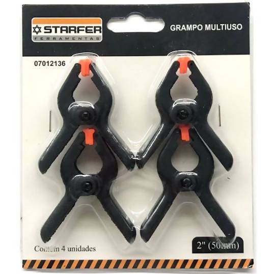 GRAMPO PLÁSTICO STARFER Nº 2 C/4 REF. 07012136