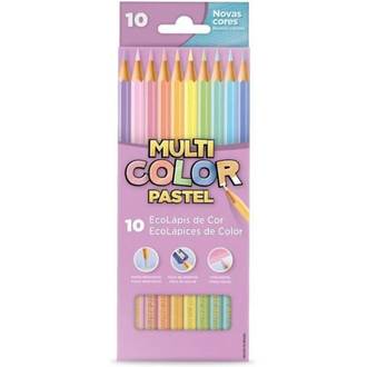 LAPIS DE COR MULTICOLOR PASTEL 111000NP - 10 CORES - UN - FABER