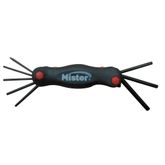 CHAVE TORX(JOGO) 8PC CANIVETE MISTER