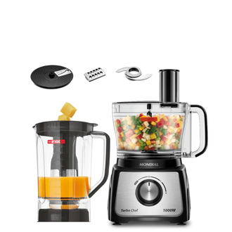 MULTIPROCESSADOR TURBO CHEF MPN-01-B -127V - 1000W - 5EM1 - PRETO - UN - MONDIAL