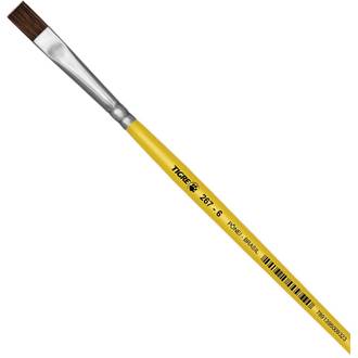 PINCEL REDONDO PELO PONEI 266 CERAMICA/AQUARELA/GUACHE - 06 - CX 12 - TIGRE