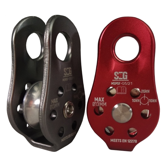POLIA ALUMINIO FIXA +SEG