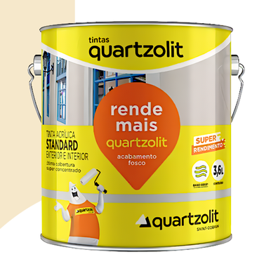 ACRÍLICO QUARTZOLIT RENDE MAIS STANDARD MARFIM 3.6L