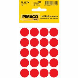 ETIQUETAS P/IDENTIFICACAO  - TP-19VM - UN - PIMACO