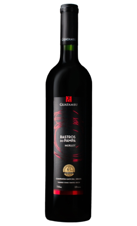 Vinho Guatambu Rastros do Pampa Merlot 750ml