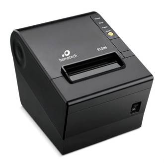 IMPRESSORA TERMICA I8 USB/REDE/SERIAL COM GUILHOTINA - PRETO - UN - ELGIN