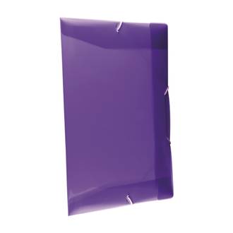 PASTA ELASTICO PLASTICA OFICIO - 0254 - ROXO ESCURO - UN - DELLO