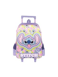 MOCHILA C/RODAS STITCH IC41542SC - VERDE - UN - LUXCEL