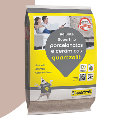 REJUNTE PORCELANATOS QUARTZOLIT MARROM TABACO 5.0KG