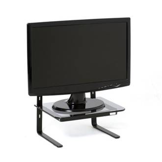 SUPORTE P/ MONITOR REGULAVEL 000017 -  VIDRO FUME - FUME - UN - RELIZA
