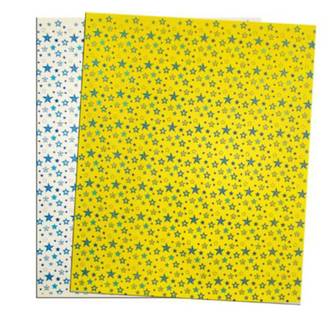 FOLHA EVA DECORADA  - ESTRELA - PCT 10 - IBEL