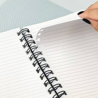CADERNO UNIV SMART 10X1 80FLS - 5008 - BREEZE VERDE - UN - DAC