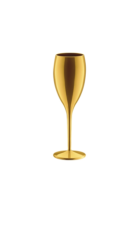 Taça para Espumante Boccati 160ml (dourado marmorizado)