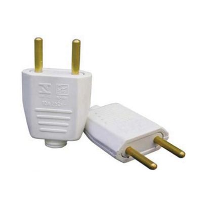 PINO MACHO RADIAL 2P 10A ABNT BRANCO 136