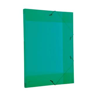 PASTA ELASTICO PLASTICA 2CM OFICIO - 0255 - VERDE - UN - DELLO