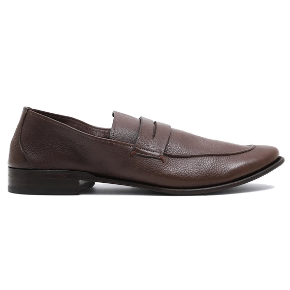 MOCASSIM SOCIAL COMFY SOLA COURO MARROM RICARDO ALMEIDA