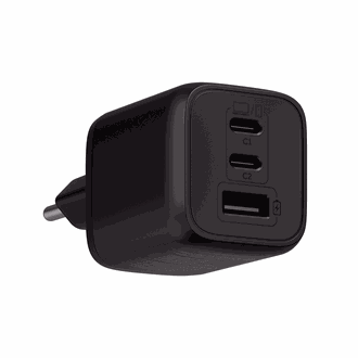 CARREGADOR TOMADA 3 USB EC21 POWER 65W - PRETO - UN - INTELBRAS