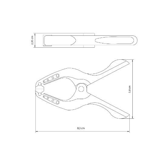 GRAMPO PLASTICO 1 TRAMONTINA REF. 43192/001