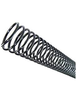 ESPIRAL P/ENCADERNACAO 14MM P/80FLS- C/20 - PRETO - UN - TECKLINE