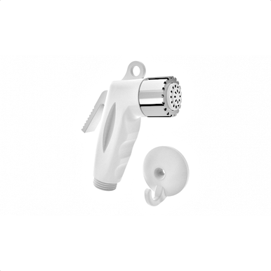 GATILHO PARA DUCHA HIGIÊNICA ABS BRANCO / CROMADO BLUKIT