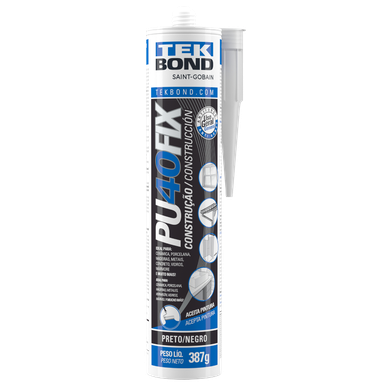SELANTE PU FIX TEKBOND PRETO 387g