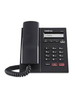 TELEFONE C/FIO C/ ID IP TIP125 - PRETO - UN - INTELBRAS
