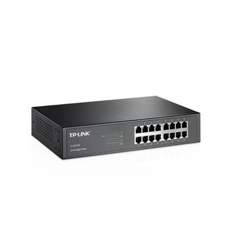 SWITCH 16 PORTAS - 10/100/1000 MBPS TL-SG1016D - PRETO - UN - TP-LINK
