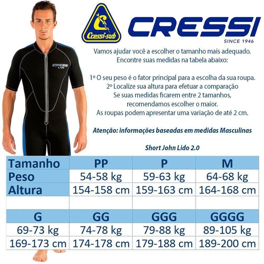 SHORT JOHN LIDO CRESSI