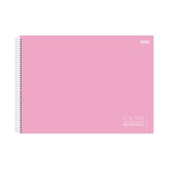 CADERNO DESENHO CAPA DURA 60FLS - ESPIRAL - COLORS - PCT 5 - ANIMATIVA