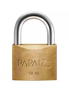CADEADO LATAO MACICO CR- 45 - C/2 CHAVES - UN - PAPAIZ