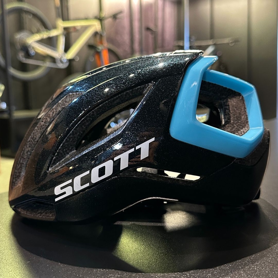 Capacete Scott Centric Plus MIPS Preto e Azul