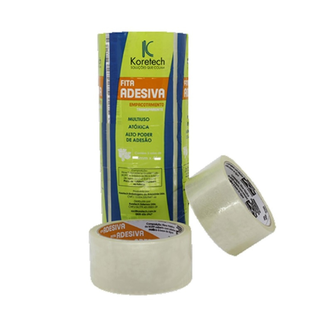 FITA DE EMPACOTAMENTO 45X40 2215 - TRANSPARENTE - PCT 5 - KORETECH